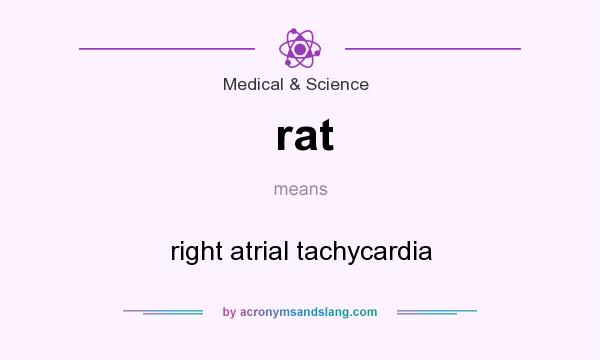 What does rat mean? It stands for right atrial tachycardia