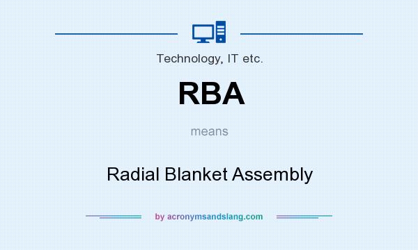 What does RBA mean? It stands for Radial Blanket Assembly