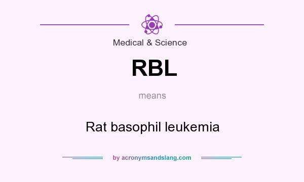 What does RBL mean? It stands for Rat basophil leukemia
