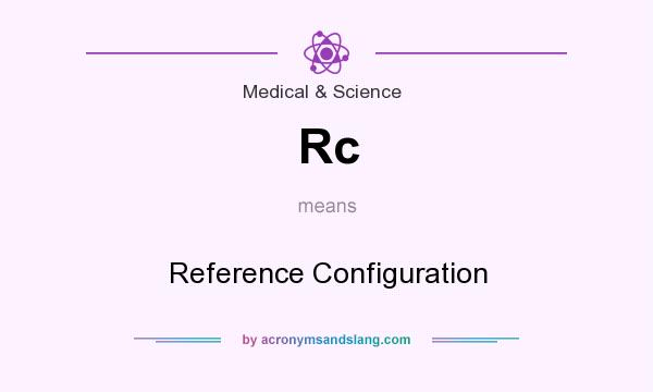 What does Rc mean? It stands for Reference Configuration