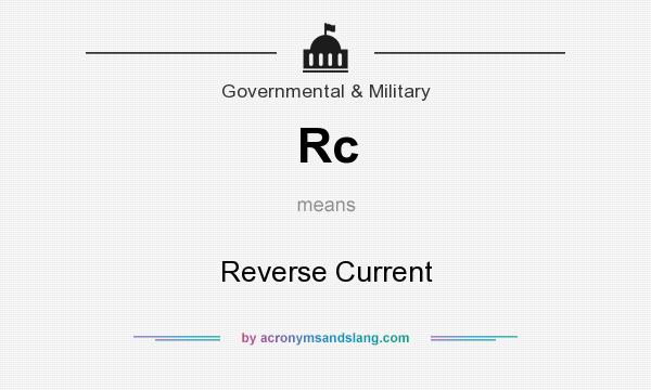 What does Rc mean? It stands for Reverse Current