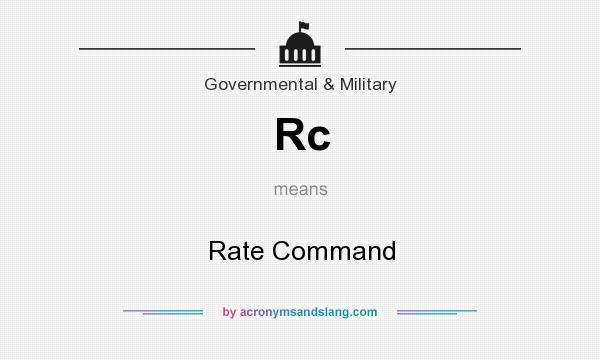 What does Rc mean? It stands for Rate Command
