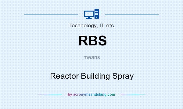 What does RBS mean? It stands for Reactor Building Spray