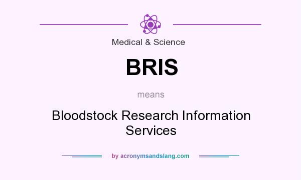 What does BRIS mean? It stands for Bloodstock Research Information Services