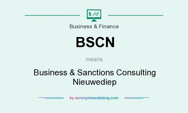 What does BSCN mean? It stands for Business & Sanctions Consulting Nieuwediep