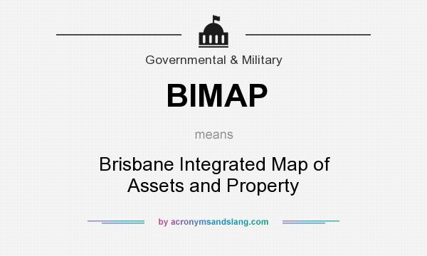 What does BIMAP mean? It stands for Brisbane Integrated Map of Assets and Property