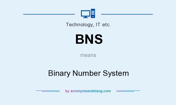 What does BNS mean? It stands for Binary Number System