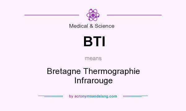 What does BTI mean? It stands for Bretagne Thermographie Infrarouge