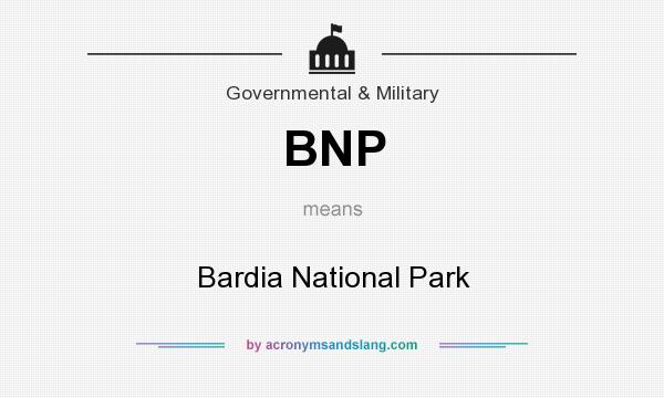 What does BNP mean? It stands for Bardia National Park