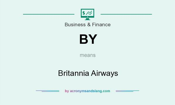 What does BY mean? It stands for Britannia Airways