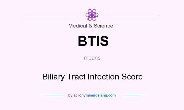 What does BTIS mean? It stands for Biliary Tract Infection Score