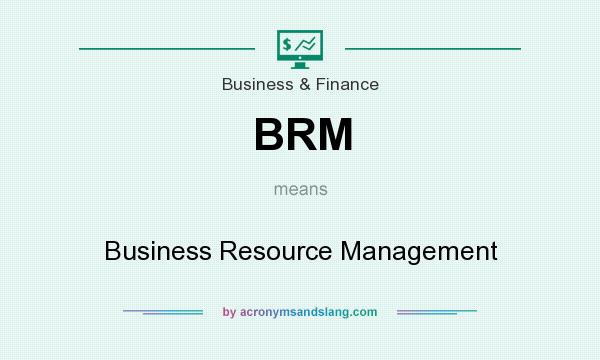 What does BRM mean? It stands for Business Resource Management