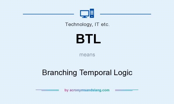 What does BTL mean? It stands for Branching Temporal Logic