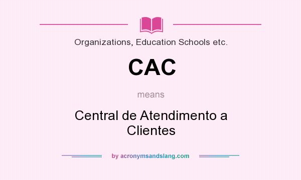 What does CAC mean? It stands for Central de Atendimento a Clientes