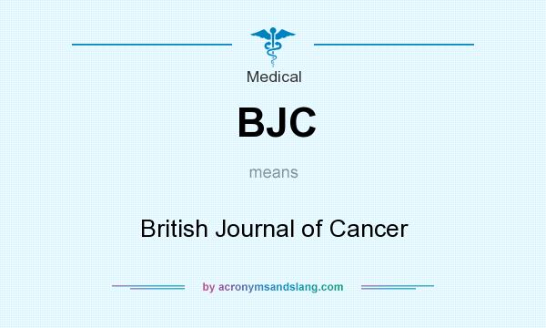 What does BJC mean? It stands for British Journal of Cancer