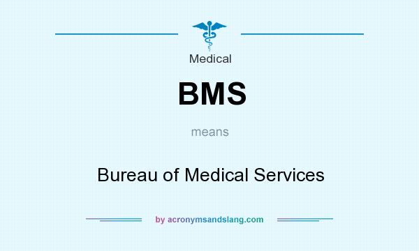 What does BMS mean? It stands for Bureau of Medical Services