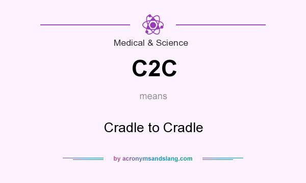 What does C2C mean? It stands for Cradle to Cradle