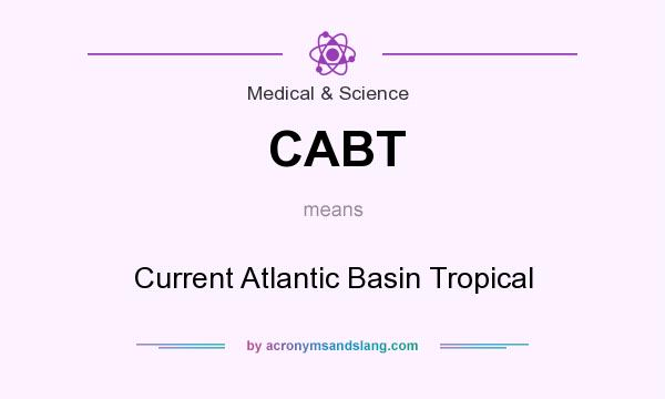 What does CABT mean? It stands for Current Atlantic Basin Tropical
