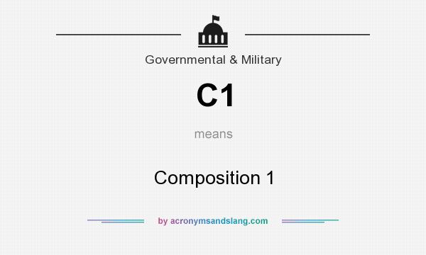 What does C1 mean? It stands for Composition 1