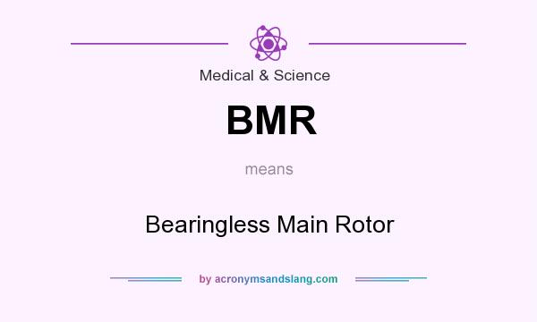 What does BMR mean? It stands for Bearingless Main Rotor