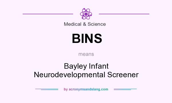 What does BINS mean? It stands for Bayley Infant Neurodevelopmental Screener