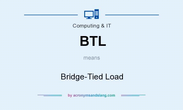 What does BTL mean? It stands for Bridge-Tied Load