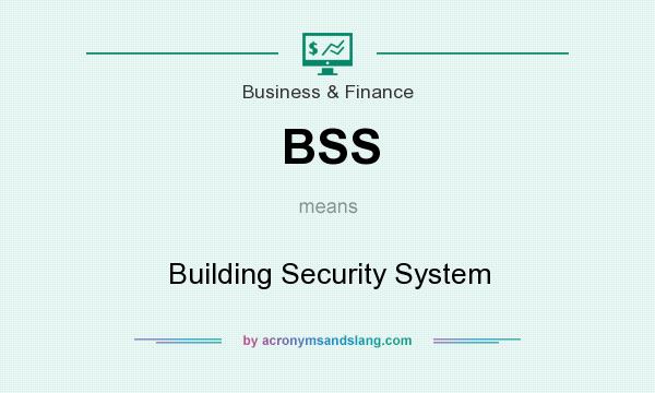 What does BSS mean? It stands for Building Security System