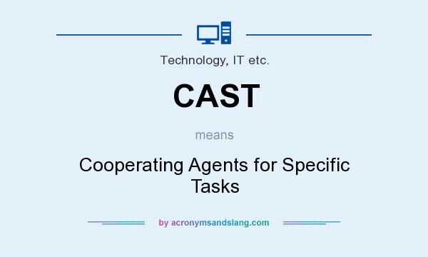 What does CAST mean? It stands for Cooperating Agents for Specific Tasks