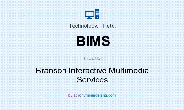 What does BIMS mean? It stands for Branson Interactive Multimedia Services