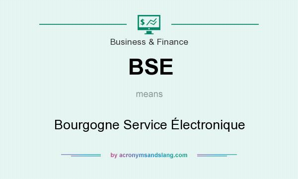 What does BSE mean? It stands for Bourgogne Service Électronique