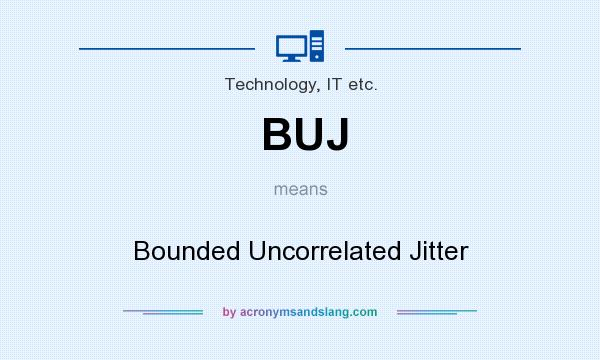 What does BUJ mean? It stands for Bounded Uncorrelated Jitter