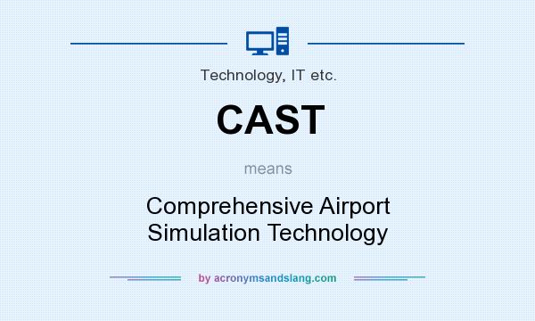 What does CAST mean? It stands for Comprehensive Airport Simulation Technology