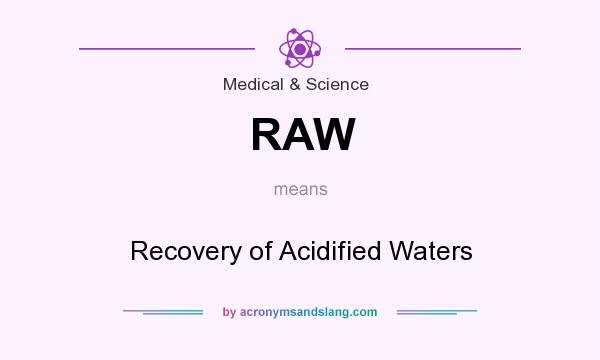 What does RAW mean? It stands for Recovery of Acidified Waters