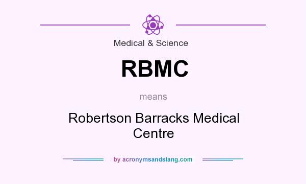 What does RBMC mean? It stands for Robertson Barracks Medical Centre