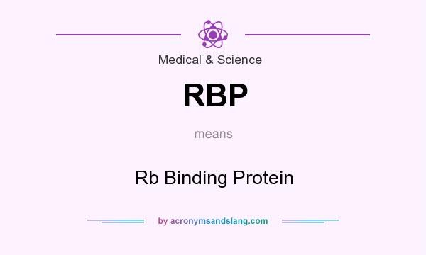 What does RBP mean? It stands for Rb Binding Protein
