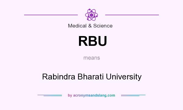 What does RBU mean? It stands for Rabindra Bharati University