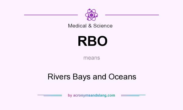 What does RBO mean? It stands for Rivers Bays and Oceans