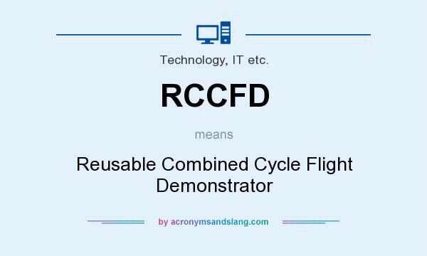 What does RCCFD mean? It stands for Reusable Combined Cycle Flight Demonstrator