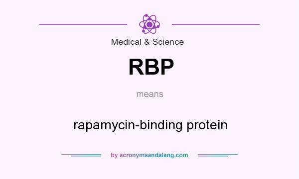 What does RBP mean? It stands for rapamycin-binding protein
