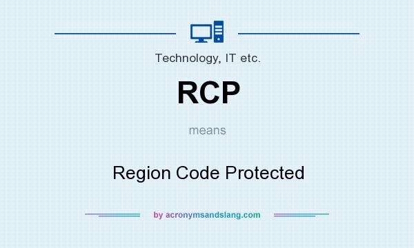 What does RCP mean? It stands for Region Code Protected