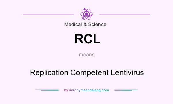 What does RCL mean? It stands for Replication Competent Lentivirus