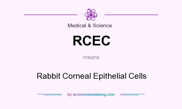 What does RCEC mean? It stands for Rabbit Corneal Epithelial Cells