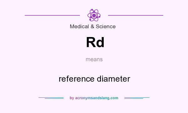 What does Rd mean? It stands for reference diameter