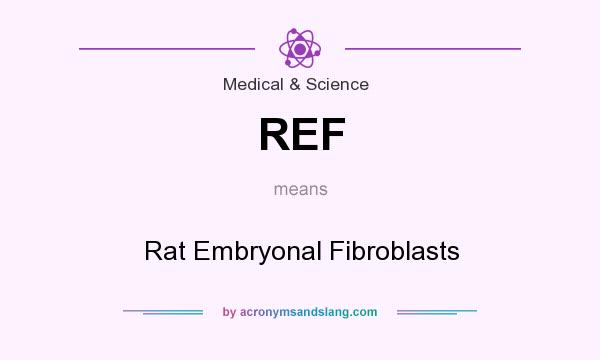 What does REF mean? It stands for Rat Embryonal Fibroblasts