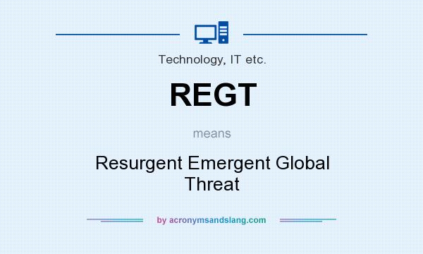 What does REGT mean? It stands for Resurgent Emergent Global Threat