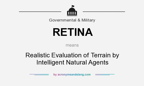 What does RETINA mean? It stands for Realistic Evaluation of Terrain by Intelligent Natural Agents