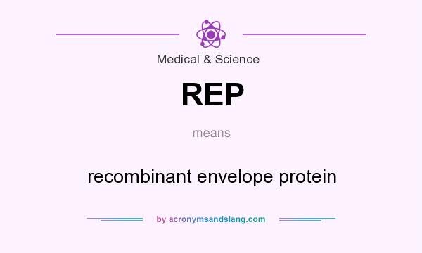 What does REP mean? It stands for recombinant envelope protein