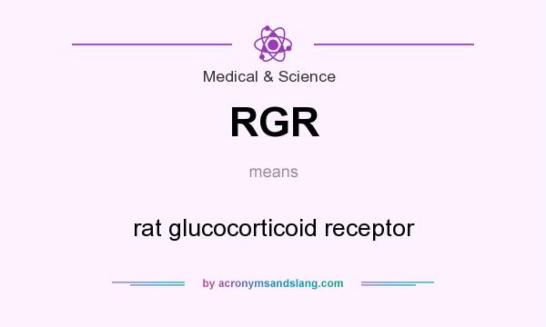 What does RGR mean? It stands for rat glucocorticoid receptor