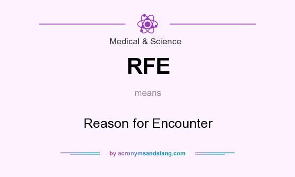 What does RFE mean? It stands for Reason for Encounter