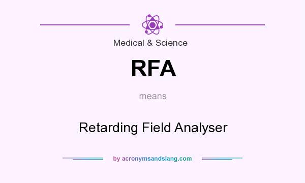 What does RFA mean? It stands for Retarding Field Analyser